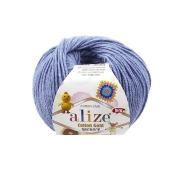 COTTON GOLD HOBBY NEW 374 - блакитний меланж 305 фото