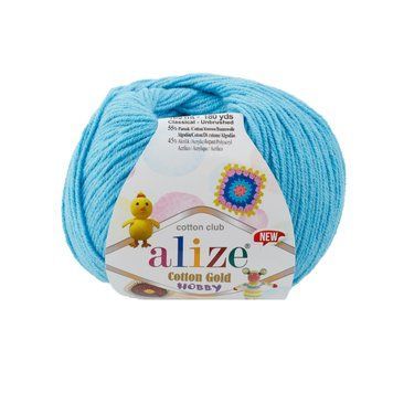 COTTON GOLD HOBBY NEW 287 - світло-бірюзовий 305 фото