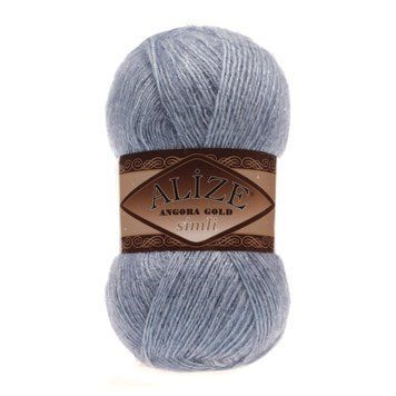ANGORA GOLD SİMLİ 221 - світлий джинс меланж 107 фото