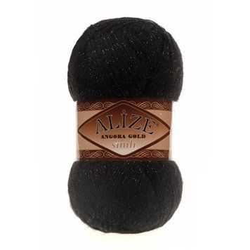 ANGORA GOLD SİMLİ 60 - чорний 107 фото