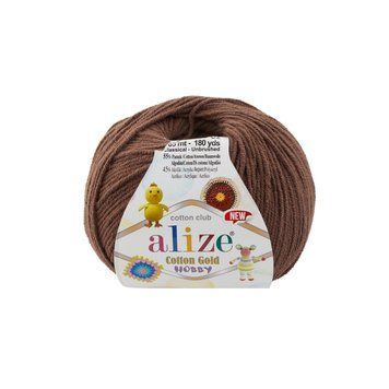 COTTON GOLD HOBBY NEW 493 - коричневий 305 фото
