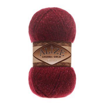 ANGORA GOLD SİMLİ 57 - бордовый ANGORA GOLD SİMLİ 57 - бордовий фото